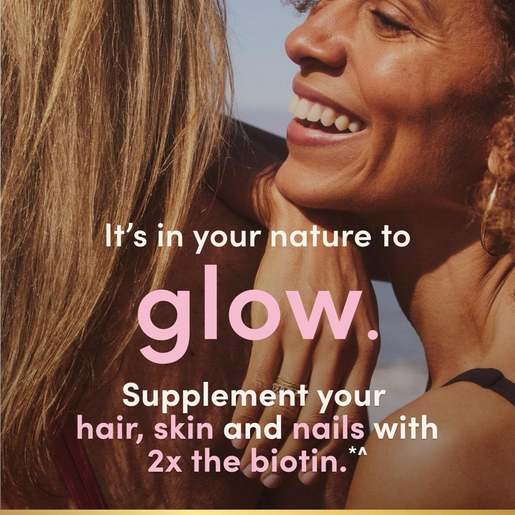 Natures Bounty Advanced Hair, Skin  Nails, Argan-Infused Vitamin Supplement with Biotin and Hyaluronic Acid, 150 Rapid Release Softgels