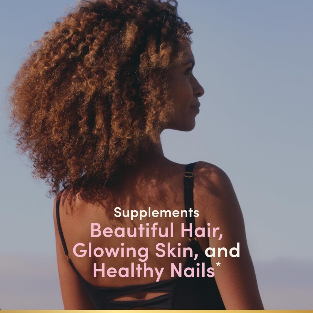 Natures Bounty Advanced Hair, Skin  Nails, Argan-Infused Vitamin Supplement with Biotin and Hyaluronic Acid, 150 Rapid Release Softgels