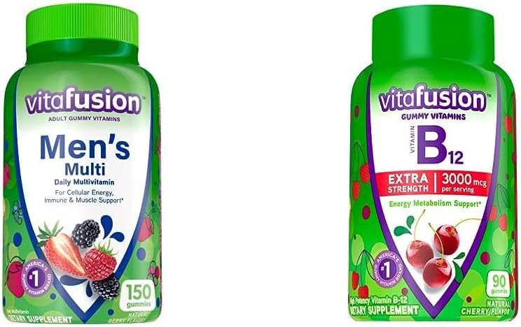 Vitafusion Womens Multivitamin Gummies, Berry Flavored Daily Vitamins for Women With Vitamins A, C, D, E, B-6 and B-12, America’s Number 1 Gummy Vitamin Brand, 75 Days Supply, 150 Count